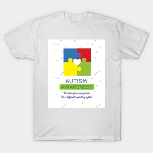 Autism Awareness Puzzle Pieces T-Shirt